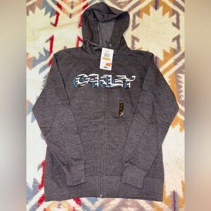 Oakley Dark Heather Gray Full-Zip Hoodie
